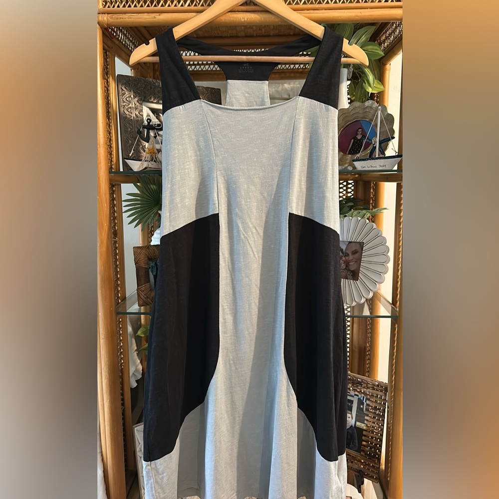 Horny Toad Black and Gray Color‎ Block Tank Dress